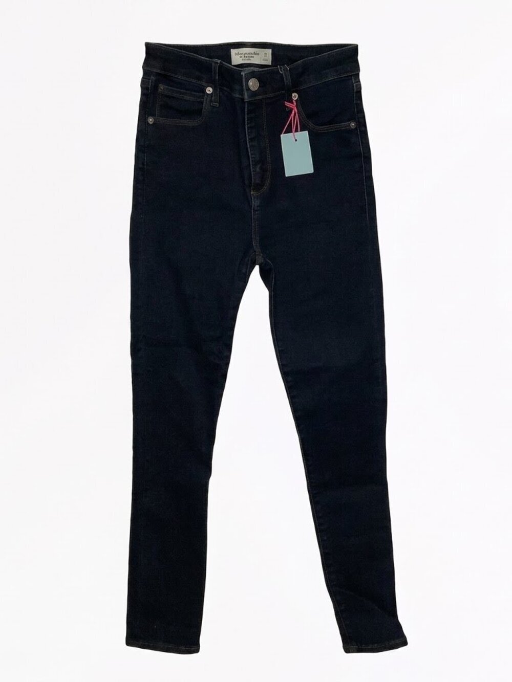 Abercrombie & Fitch The Super Skinny High Rise Jeans 0S Dark Wash